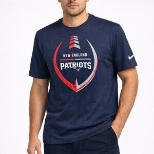 Nike Dri-FIT Men's New England Patriots Graphic Tee – Navy – NWT